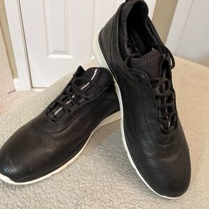 Johnston Murphy Men's XC4 Prentiss Black Leather Waterproof Shoes